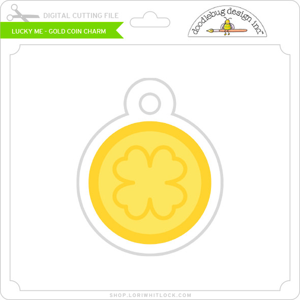 Lucky Me - Gold Coin Charm