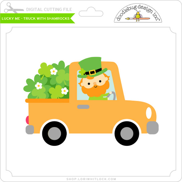 Lucky Me - Truck with Shamrocks