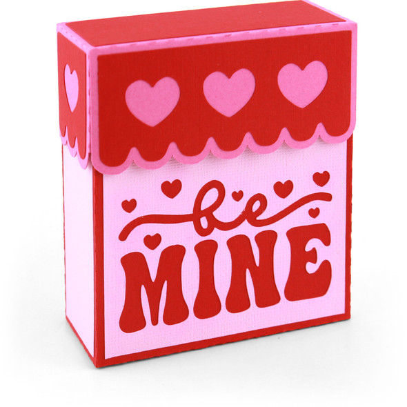 Scalloped Lid Box Be Mine