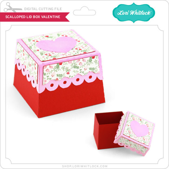 Scalloped Lid Box Valentine