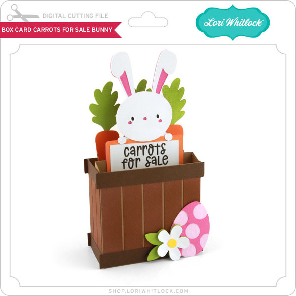 Box Card Carrots For Sale Bunny