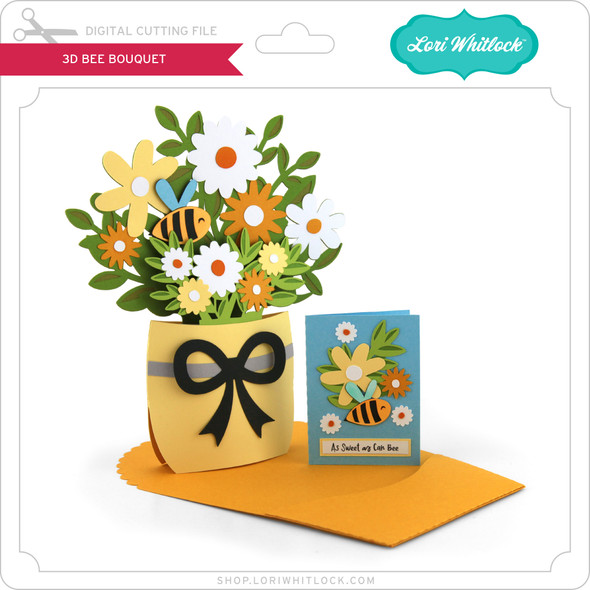 3D Bee Bouquet