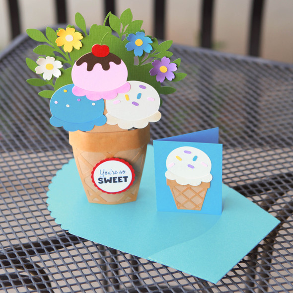 3D Ice Cream Bouquet
