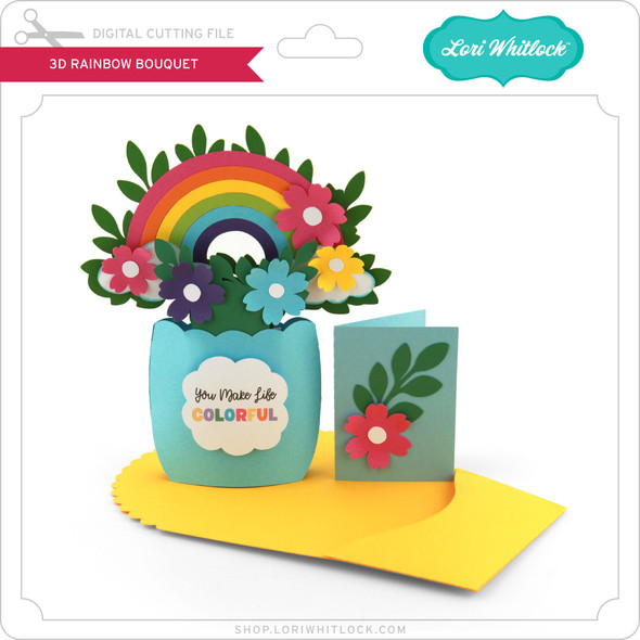 3D Rainbow Bouquet