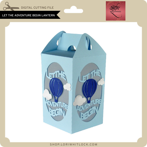 Let The Adventure Begin Lantern