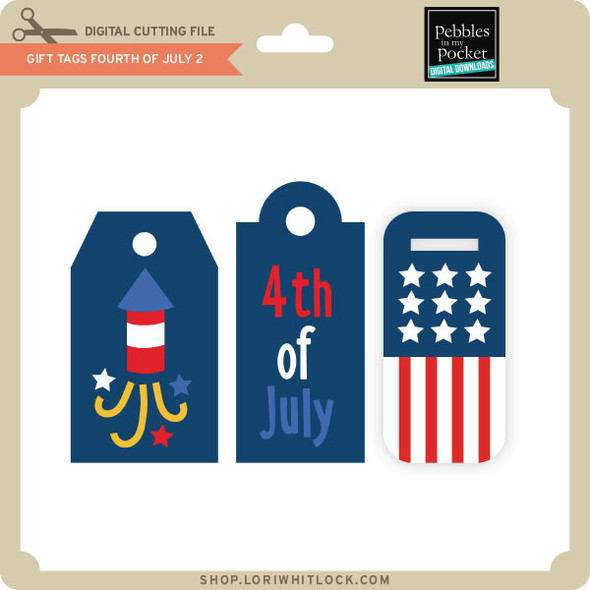 Gift Tags Fourth Of July 2