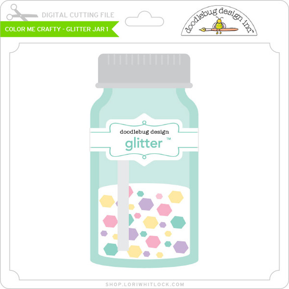 Color Me Crafty - Glitter Jar #1