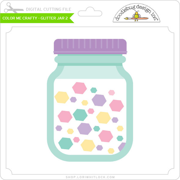 Color Me Crafty - Glitter Jar #2