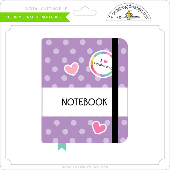 Color Me Crafty - Notebook