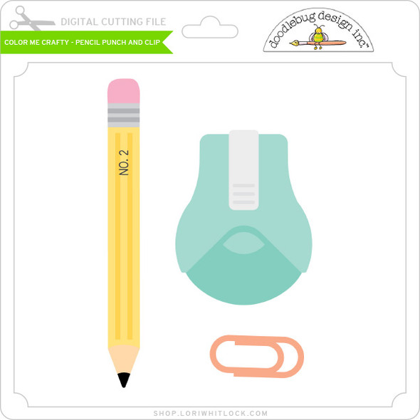 Color Me Crafty - Pencil Punch and Clip
