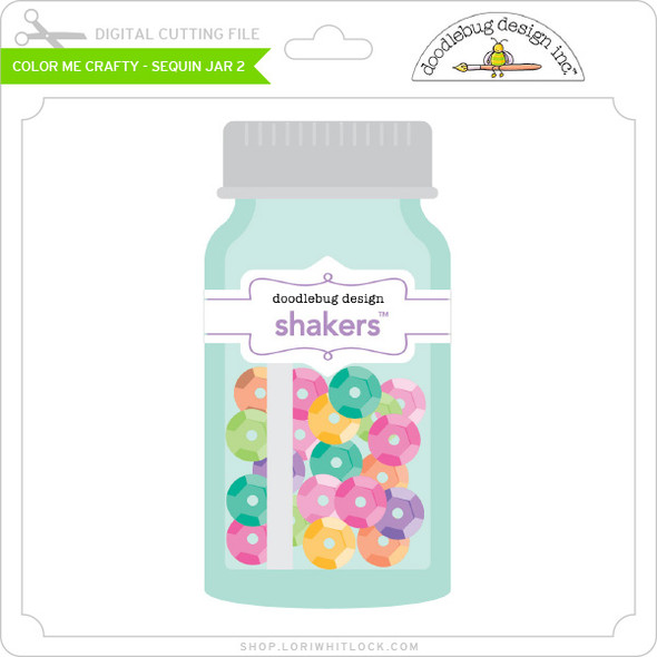 Color Me Crafty - Sequin Jar #2
