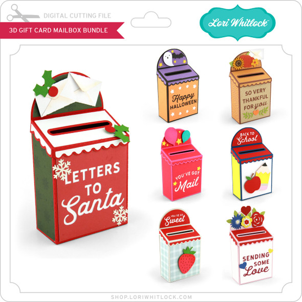 3D Gift Card Mailbox Bundle