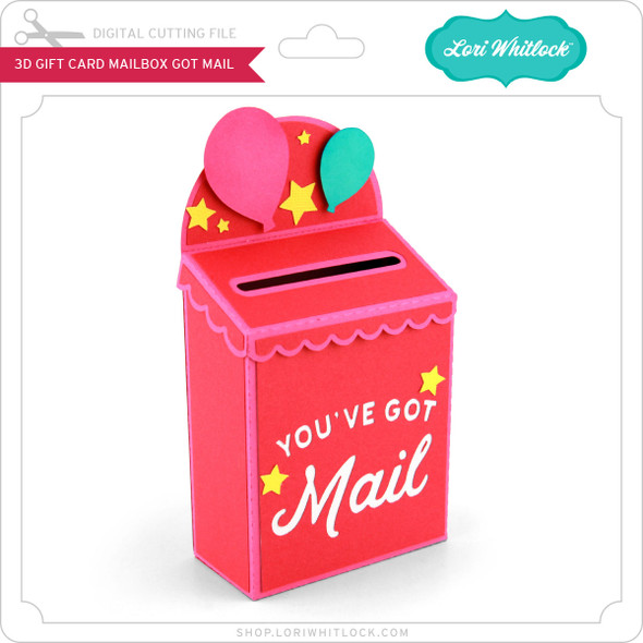 3D Gift Card Mailbox Got Mail