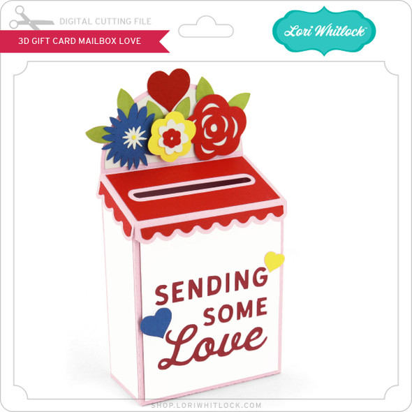 3D Gift Card Mailbox Love