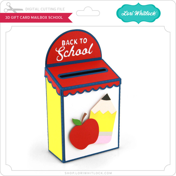 3D Gift Card Mailbox School