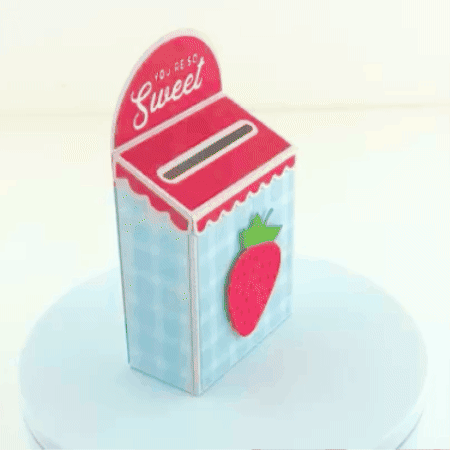 3D Gift Card Mailbox Strawberry