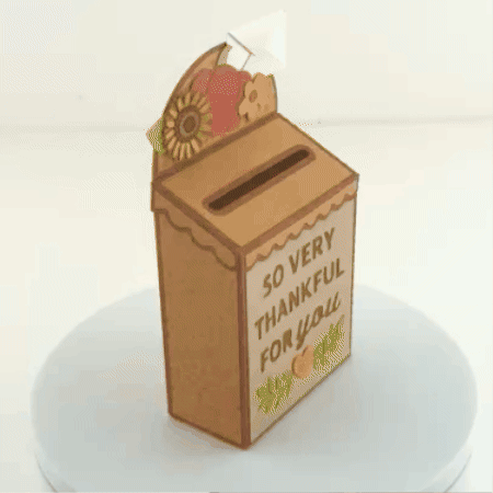 3D Gift Card Mailbox Thankful