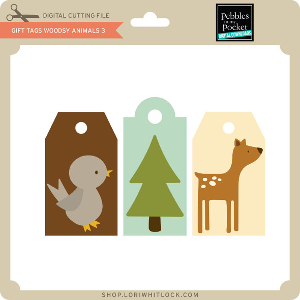 Gift Tags Woodsy Animals 3