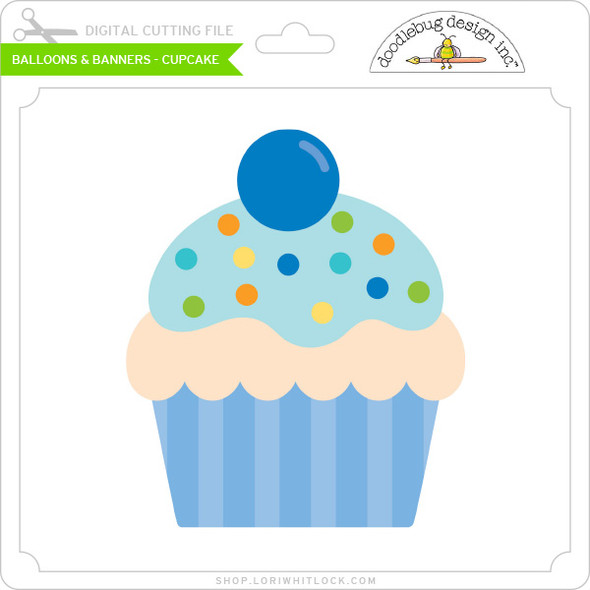 Balloons & Banners - Cupcake