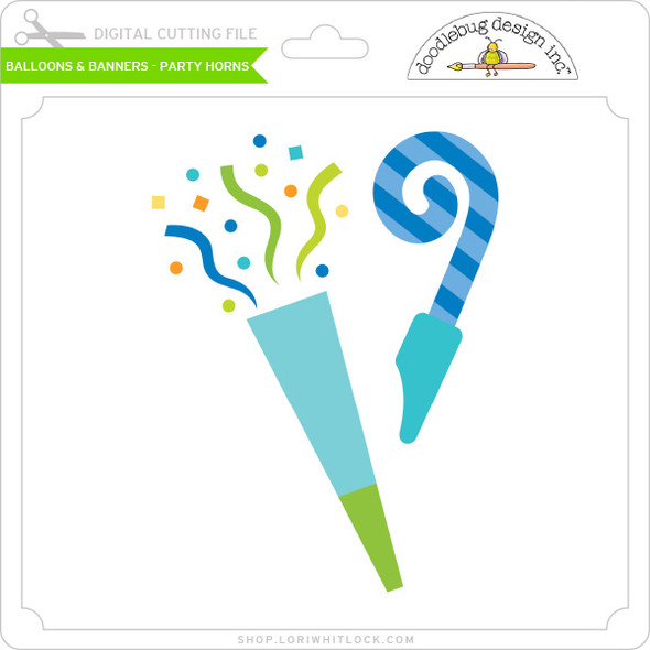 Balloons & Banners - Party Horns