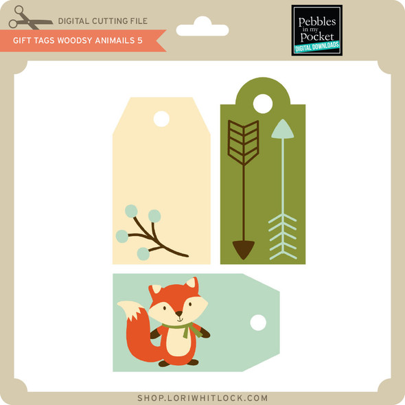 Gift Tags Woodsy Animals 5