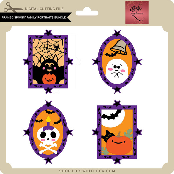 Framed Spooky Family Portraits Bundle