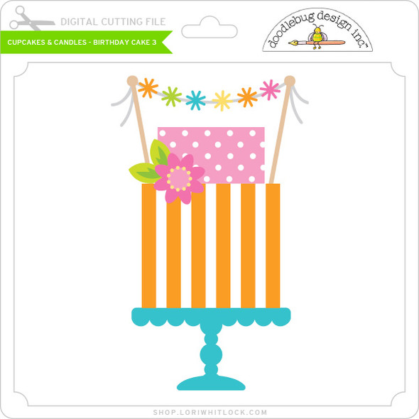 Cupcakes & Candles - Birthday Cake 3