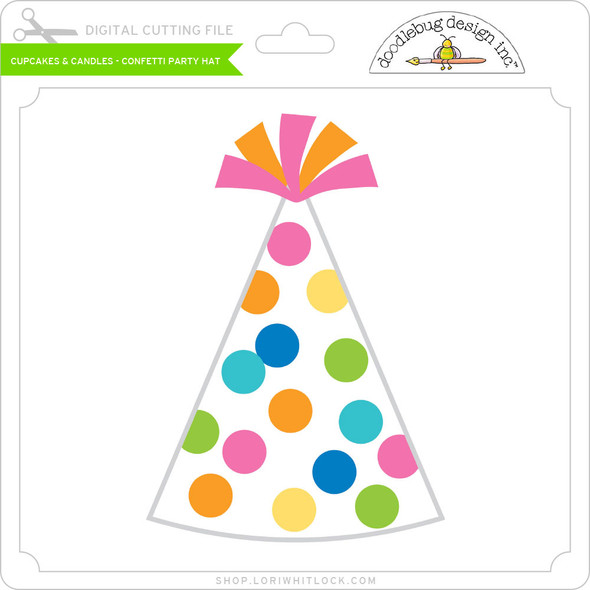 Cupcakes & Candles - Confetti Party Hat
