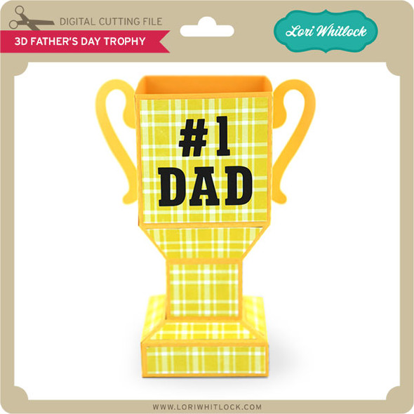 3D Father's Day Trophy