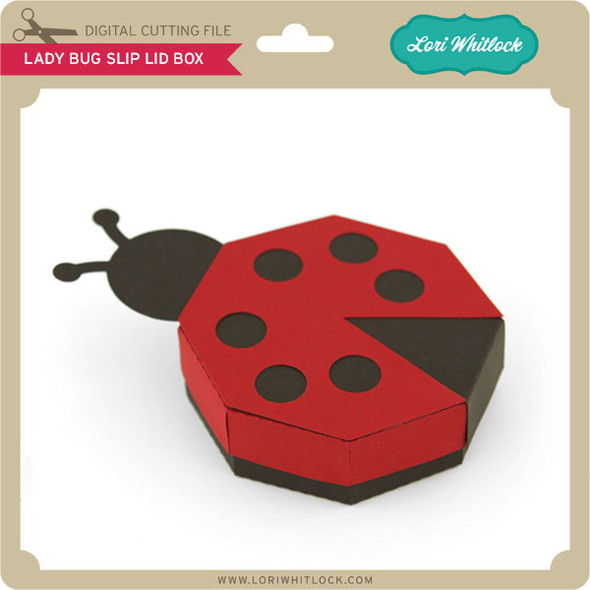 Ladybug Slip Lid Box