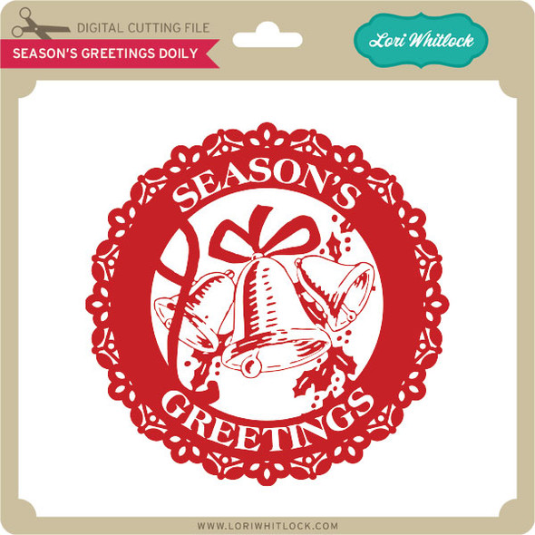 Season's Greetings Doily