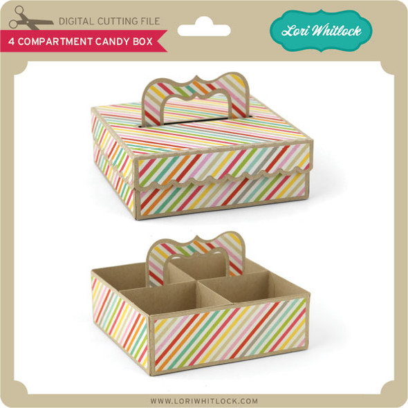 4 Compartment Candy Box