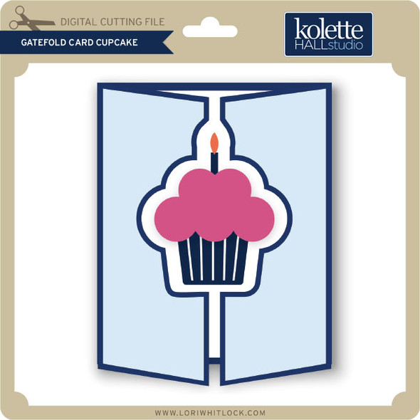 Gatefold Card Cupcake
