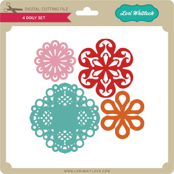 4 Doily Set