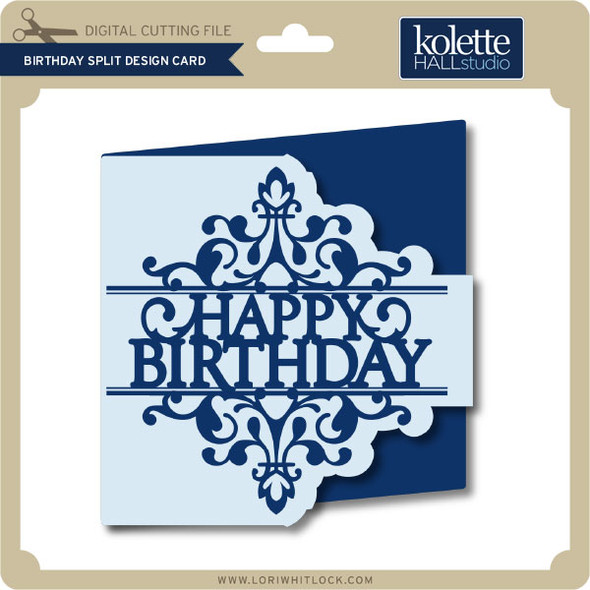 Birthday Split Design Card