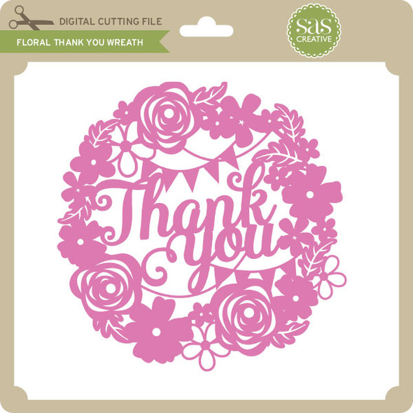 Floral Thank You Wreath