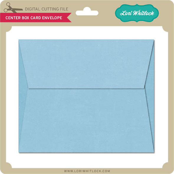 Center Box Card Envelope