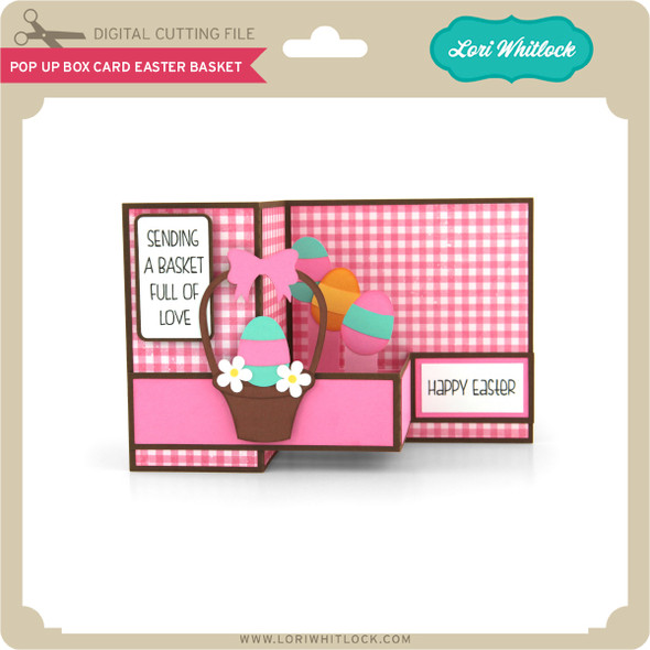 Pop Up Box Card Easter Basket