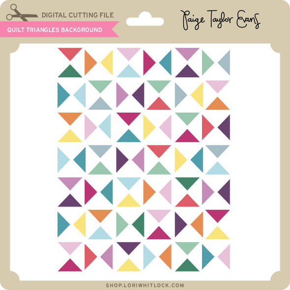 Quilt Triangles Background