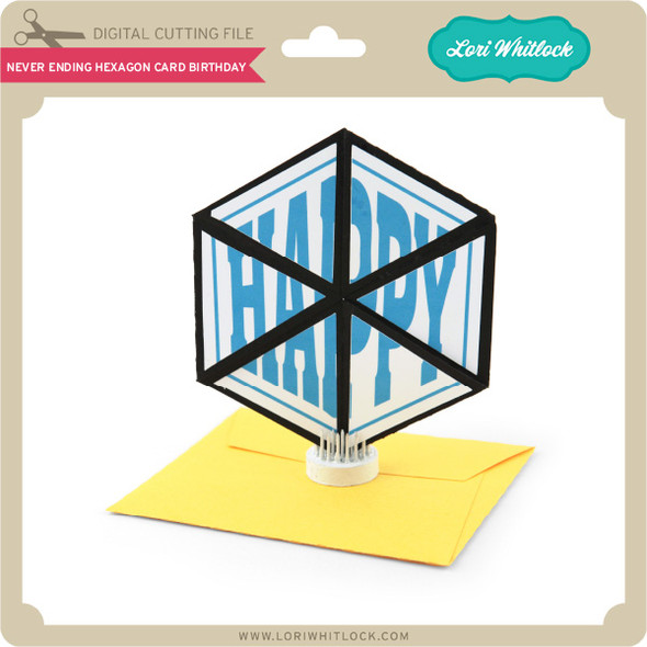 Never Ending Hexagon Card Birthday