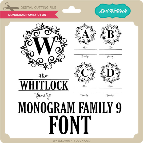 Monogram Family 9 Font