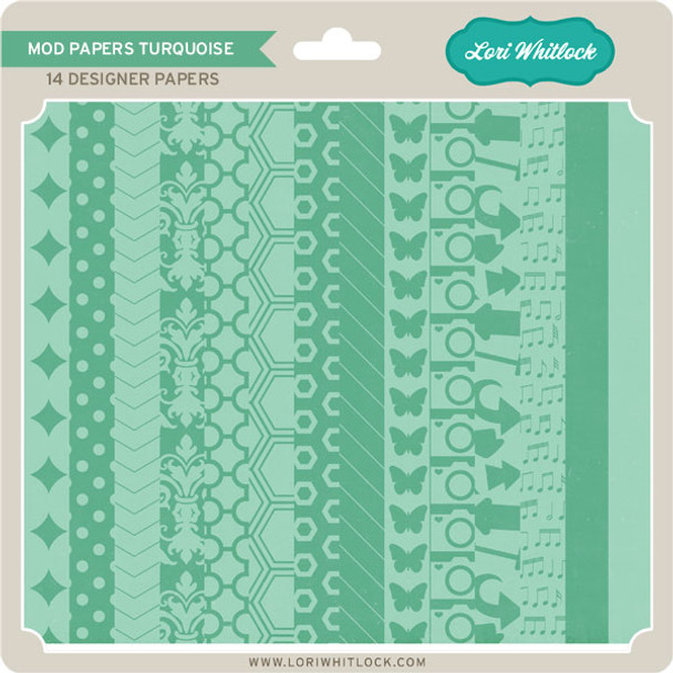 Pattern Fill Set Mod Turquoise