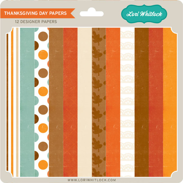 Pattern Fill Set Thanksgiving Day