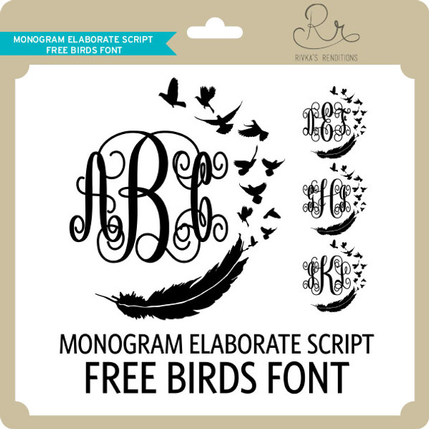 MonogramElaborateScript Freebirds Font
