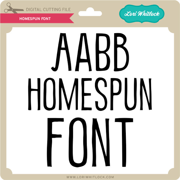 Homespun Font