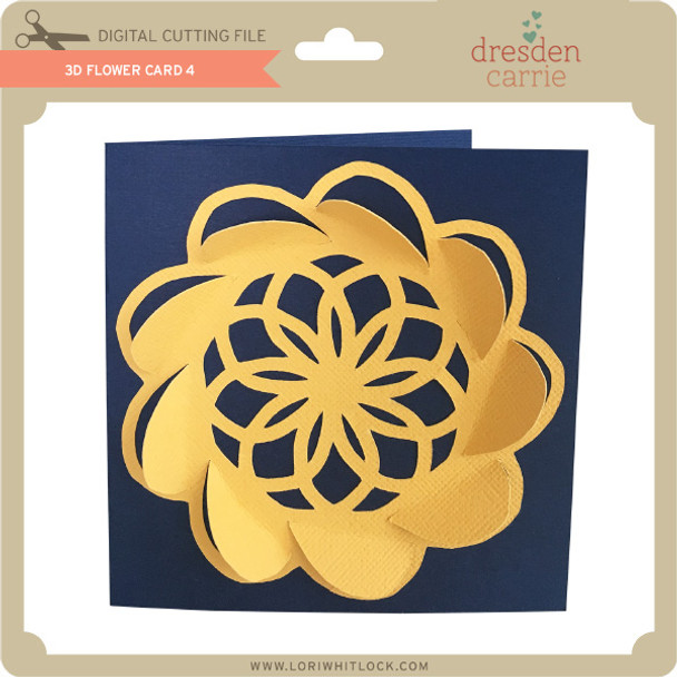 3D Flower Card 4