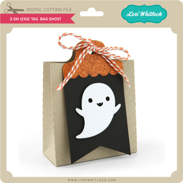 2 on 12x12 Tag Bag Ghost