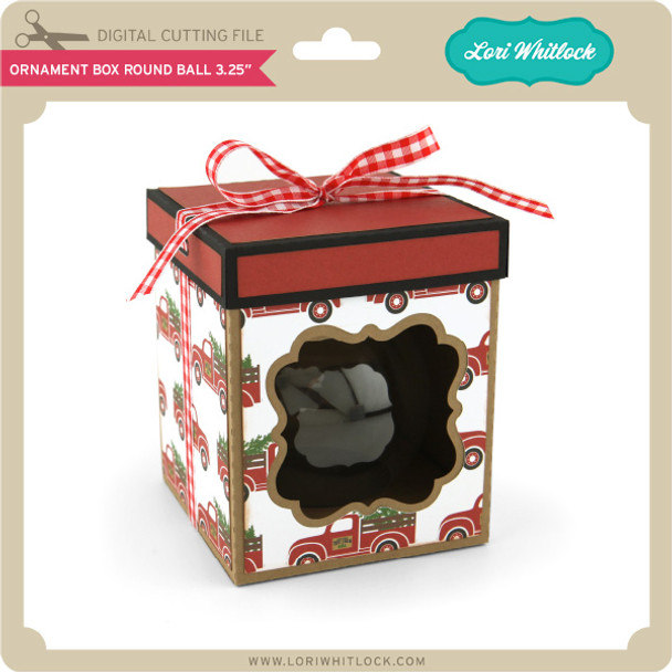 Ornament Box Round Ball 3.25