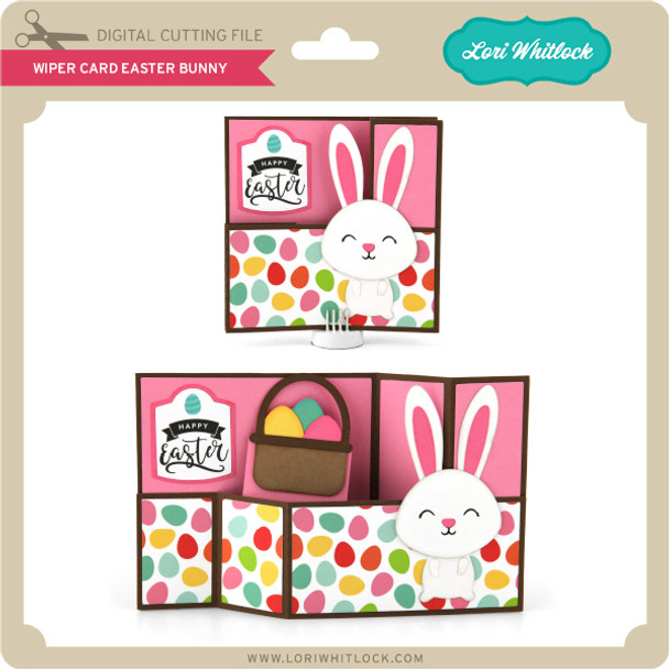 Wiper Card Easter Bunny