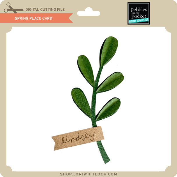 Spring Place Card